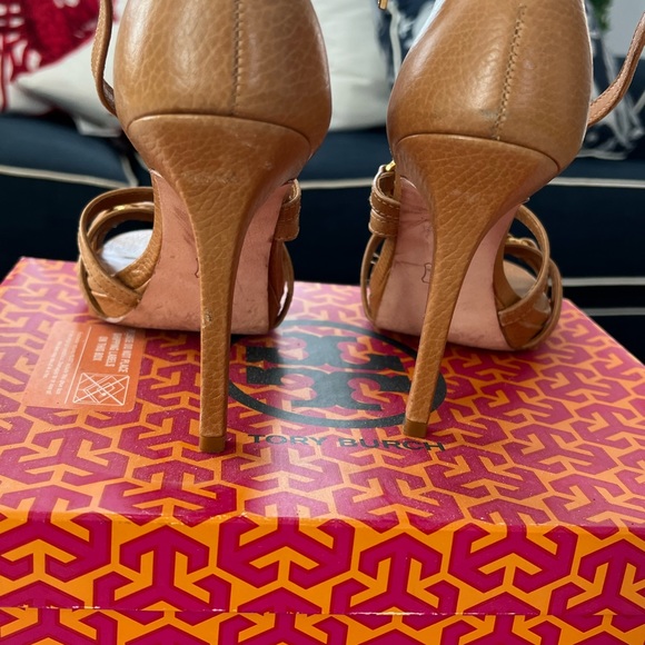 Tory burch elizabella tan leather heels 8 - Picture 5 of 7